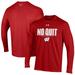 Men's Under Armour Red Wisconsin Badgers Shooter Performance Long Sleeve T-Shirt