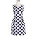 J. Crew Dresses | J.Crew Retro Polka Dot Dress | Color: Blue/White | Size: 6