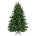 Northlight Seasonal Pre-Lit Juniper Pine Artificial Christmas Tree Warm White LED Lights, Metal in Black | 90 H x 56 W in | Wayfair