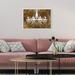 Oliver Gal Fashion & Glam Bronze Chandelier Chandeliers - Graphic Art Print on Canvas in White | 24" H x 16" W | Wayfair 14203_24x16_CANV_WFL