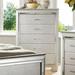 Willa Arlo™ Interiors Sheppard 5 Drawer Chest Wood in Brown/Gray | 55 H x 38 W x 17.5 D in | Wayfair CDE1796C90F84E7DAB628E38D831206E