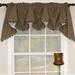 August Grove® Colburn (P/Kaufmann Original Fabric) Lutterworth Empire Window Valance Cotton Blend in Gray | 25 H x 50 W x 0.62 D in | Wayfair