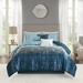 Etta Avenue™ Dartanna Hypoallergenic Polyester 7 Piece Comforter Set Microfiber in Blue/Navy | King Comforter + 6 Additional Pieces | Wayfair