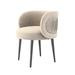 Armchair - Everly Quinn Tully Upholstered in Armchair Velvet/Fabric in Gray | 30 H x 23.5 W x 23 D in | Wayfair A59EF819B5BF465BADC85C05496E23DC