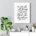 Trinx Christ Who Strengthens Me Philippians 4:13 Christian Wall Art Bible Verse Print Ready to Hang Canvas in Black/White | 14 H x 11 W in | Wayfair