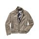 Heinz Bauer Herren Lederjacke Donnington grau 46, 48, 50, 52, 54, 56, 58