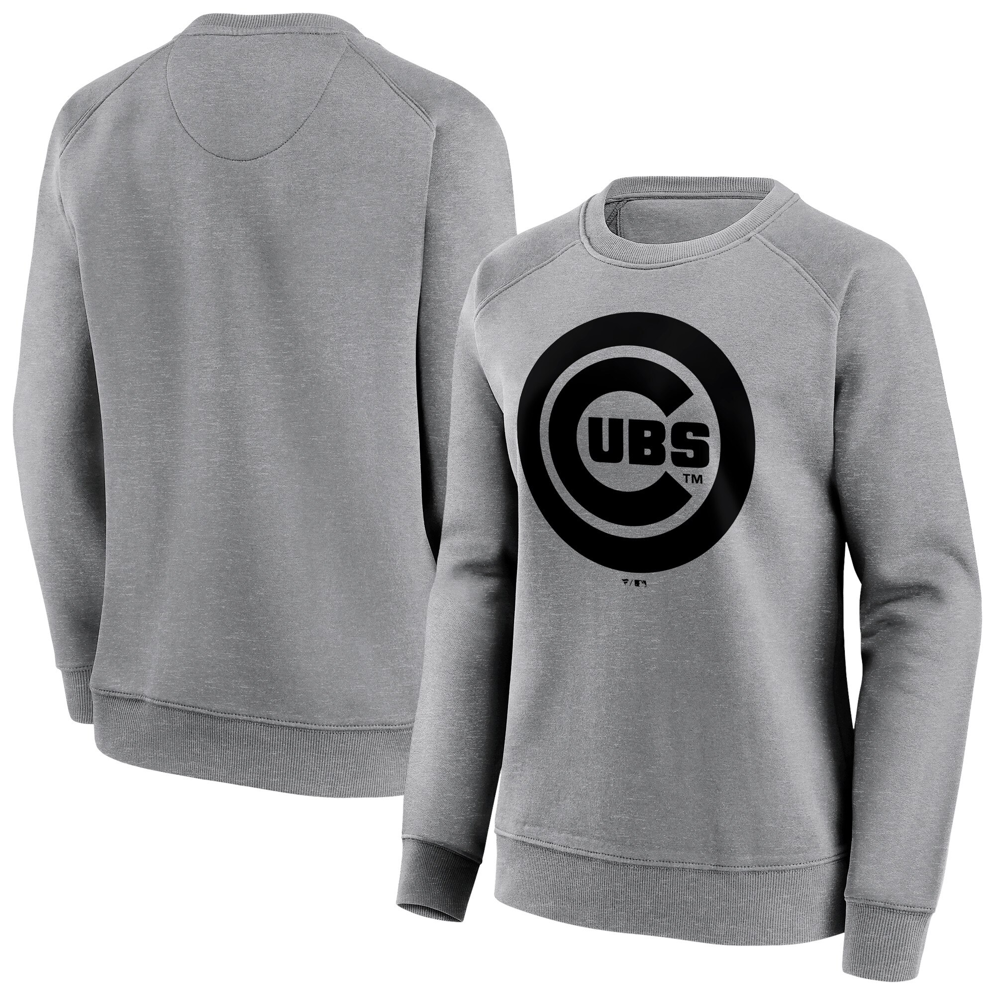 Chicago Cubs Iconic Mono Logo Graphic Crew Sweatshirt – Damen Image