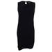 Jessica Simpson Dresses | Jessica Simpson Women's Jersey Drape Sheath Dress - Black | Color: Black | Size: 2