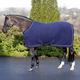Harry Hall Masta Horse Fleece Stable Rug - Protective Super Soft Sheet for Horses - Equestrian Show Travel Blanket - Breathable Anti-Rub lining - Navy Blue, Size 7ft 3inch