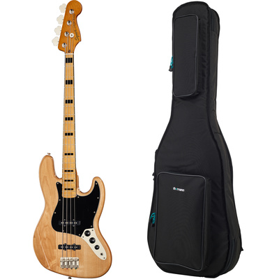 Squier CV 70s Jazz Bass MN NAT Bundle