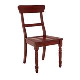 "Savannah Court Casual Dining Chair (Set of 2) in Antique Red - Progressive Furniture D845-61E "