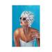 East Urban Home Swim Cap by Salma Nasreldin - Wrapped Canvas Painting Print Canvas | 12 W in | Wayfair C55FAD1395474863A11C7B5918E4BCD1