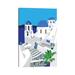 East Urban Home Santorini by Jen Bucheli - Wrapped Canvas Graphic Art Metal | 40 H x 26 W x 1.5 D in | Wayfair 1B9D3A477FEC4D48BD0C4972A7CA26D1