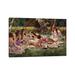 East Urban Home The Picnic by Maher Morcos - Wrapped Canvas Painting Canvas | 8 H x 12 W x 0.75 D in | Wayfair 0EDFB8640EB04A6FB3304BFA23A755AA
