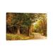 East Urban Home Autumn's First Day by Andy Amos - Wrapped Canvas Photograph Metal in Green | 26 H x 40 W x 1.5 D in | Wayfair