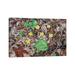 East Urban Home Yellow Flowers by Jerry Lee Kirk - Wrapped Canvas Photograph Canvas in Green | 8 H x 12 W x 0.75 D in | Wayfair