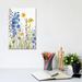 East Urban Home Periwinkle Wildflowers I by - Gallery-Wrapped Canvas Giclée Canvas | 12 H x 8 W x 0.75 D in | Wayfair