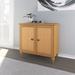 Sango Newcomb 30.04" Tall 2 - Door Accent Cabinet Wood in Brown | 30.04 H x 33.15 W x 16.57 D in | Wayfair 7245BR581ACW23