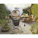 Vision Grills 22" Seires Maxis Kamado Charcoal Grill w/ Smoker Plastic in White | 47 H x 54 W x 34 D in | Wayfair XD-702MG