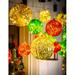 The Holiday Aisle® Ayvion Battery Powered LED Outdoor Holiday Outdoor Ornament | 5.91 H x 5.91 W x 5.91 D in | Wayfair