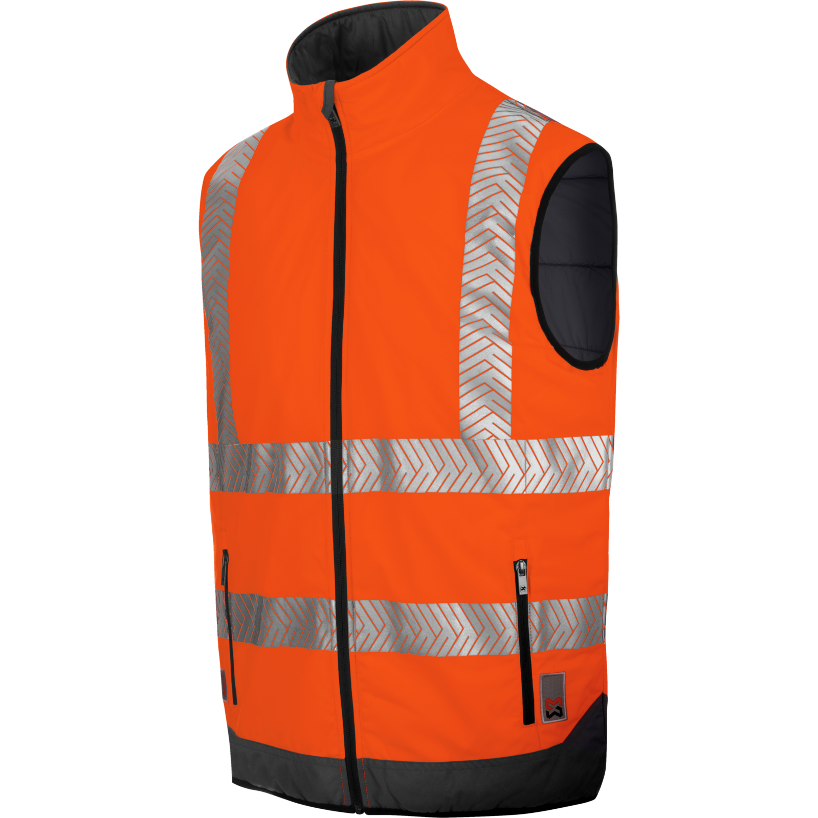 Gilet de travail haute-visibilité réversible orange fluo Würth MODYF