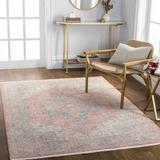 Jrue 6'7" x 9' Traditional Updated Traditional Farmhouse Dark Blue/Ivory/Light Blue/Light Gray/Light Pink/Mustard/Pale Blue/Red/Pale Pink/Navy Area Rug - Hauteloom