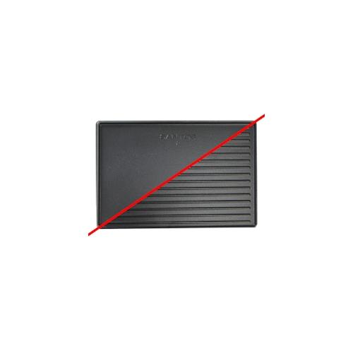 SANTOS BBQ Wende-Grillplatte Gusseisen für Weber Genesis II 300, 31,5 x 49 cm