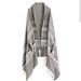 J. Crew Other | J. Crew Striped Cape Scarf | Color: Gray/White | Size: Os