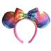 Disney Accessories | Hard To Find Disney Authentic Rainbow Mickey Minnie Ears | Color: Pink/Red | Size: Os