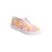 Extra Wide Width Women's The Maisy Sneaker by Comfortview in Warm Tie Dye (Size 8 WW)