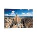 East Urban Home Piazza Del Duomo w/ Basilica of Saint Mary of the Flower, Florence, Italy by Evgeny Kuklev - Wrapped Canvas Photograph Canvas | Wayfair