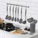 GDL 25 Piece Assorted Kitchen Utensil Set Stainless Steel/Silicone in Gray | Wayfair WF-ZHKITCHEN25SETS