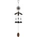 Arlmont & Co. Zen Wind Chime Wood/Metal in Brown | 5 H x 4.13 W x 4.92 D in | Wayfair 2324F32A24304F63954B390CEFD7C8D5