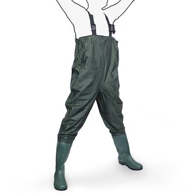 Wathose - Gr. 47 Fladen Anglerhose Angelhose Watstiefel Anglerstiefel pvc Nylon Gummihose - Bituxx