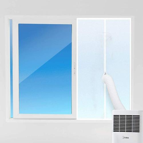 Tür- und Fensterabdichtung für tragbare Klimaanlage Ablufttrockner Luftentfeuchter, 110cm x 45cm /