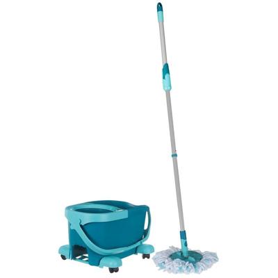 LEIFHEIT Clean Twist Mop Ergo Mobiles Wischsystem/Eimer Einzeltank Blau Image