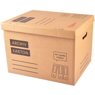 Archivkarton für 5 Aktenordner Umzugskarton Aktenkarton Aufbewahrung Transport Image