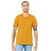 Bella + Canvas 3005 Jersey Short-Sleeve V-Neck T-Shirt in Mustard size 2XL | Cotton/Polyester Blend BC3655, BC3005CVC, 3655, 3005CVC, 3655C, B3005, BC3005