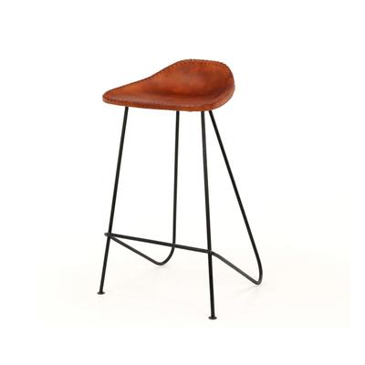 designline »Ocon« Leder Barstuhl 45x77x35 cm Image