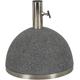 Pied de parasol granit 11kg gris foncé