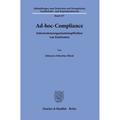 Ad-Hoc-Compliance. - Johannes Sebastian Blassl, Gebunden