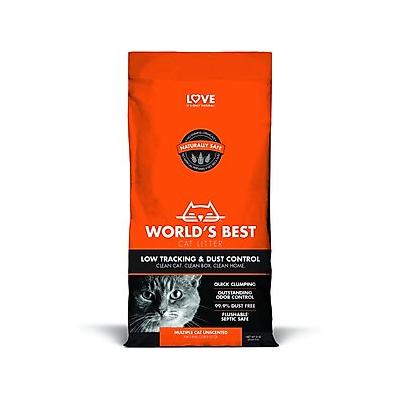 World's Best Low Tracking & Dust Control Multiple Cat Litter, 8-lb