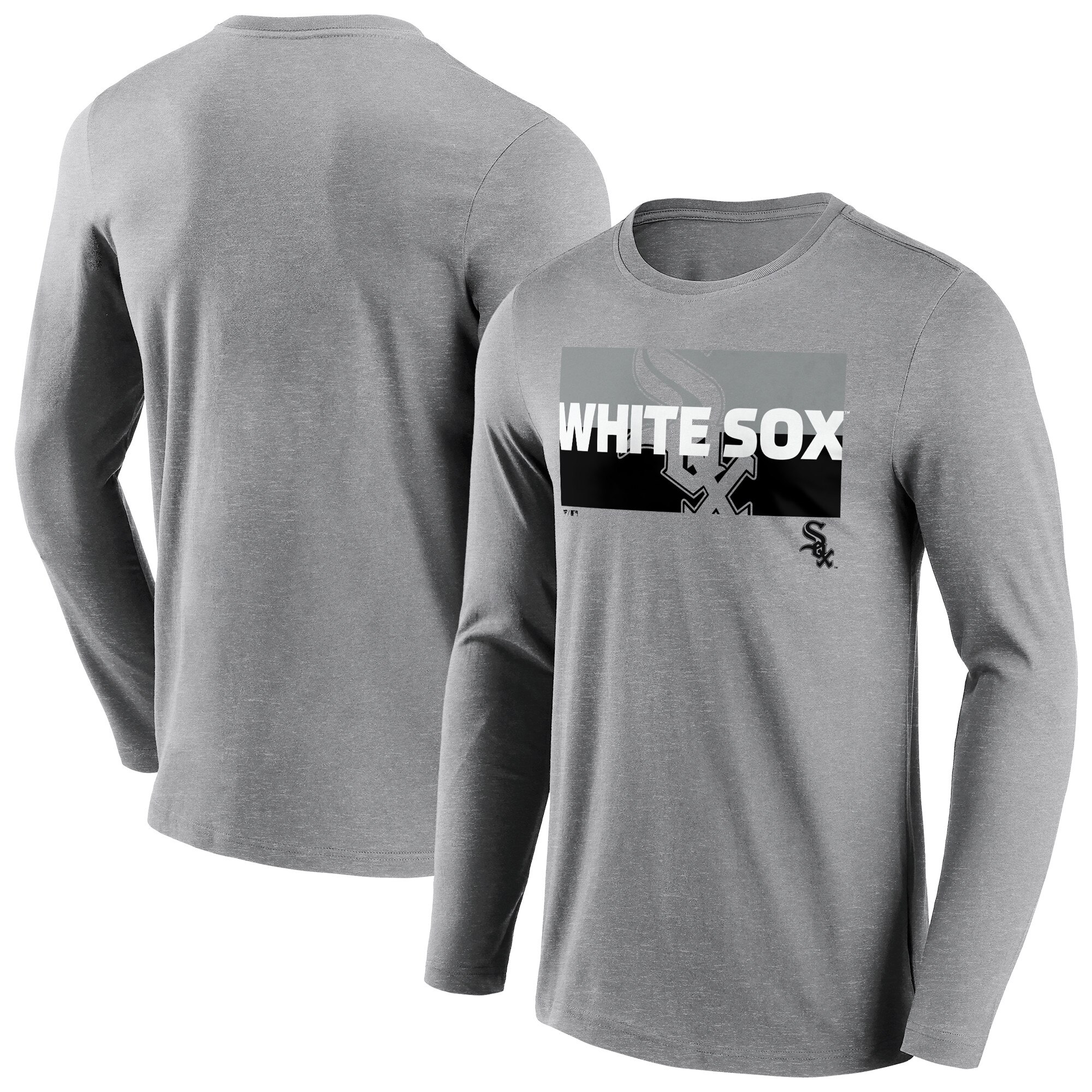 Chicago White Sox Square Off Langarm-T-Shirt – Herren Image