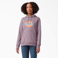 Dickies Women's Water Repellent Logo Hoodie - Lilac Size S (FW203)