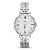 Women's Fossil Silver Loyola Greyhounds Jacqueline Stainless Steel Watch