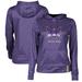 Women's Purple Loras College Duhawks Social Work Pullover Hoodie