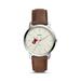 Fossil William Jewell Cardinals The Minimalist Brown Leather Watch