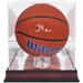 Jonathan Kuminga Golden State Warriors Autographed Wilson Team Logo Basketball with Mahogany Display Case