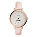 Women's Fossil Pink Southern Oregon Raiders Jacqueline Date Blush Leather Watch