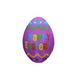 The Holiday Aisle® Egg w/ Swirling Lights Blow up Holiday Yard Decoration Inflatable Polyester in Indigo | 72 H x 51 W x 51 D in | Wayfair